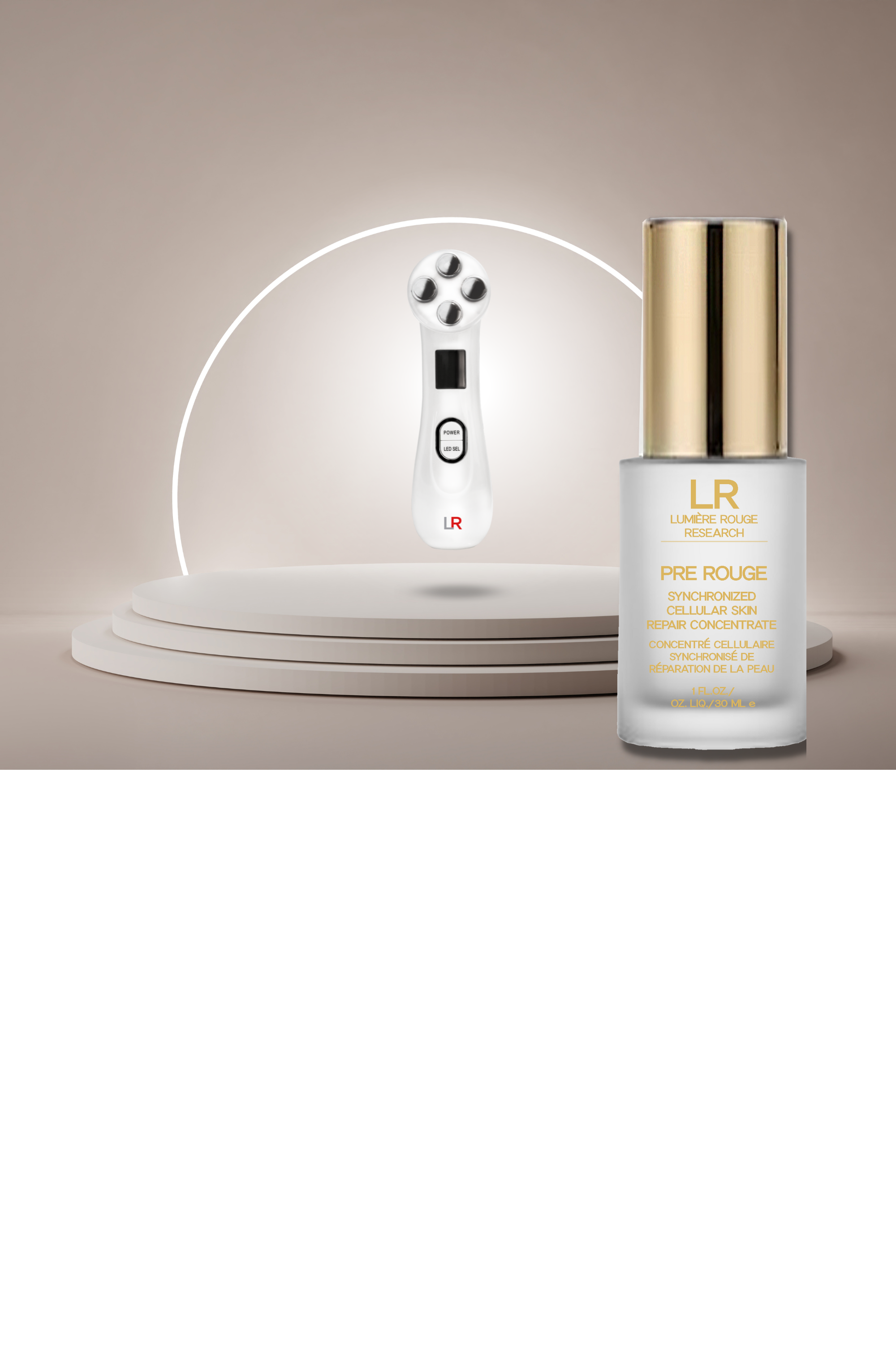 FALLPRO BUNDLE OFFER: 75% OFF PRE-ROUGE SERUM with every Lumiere Rouge